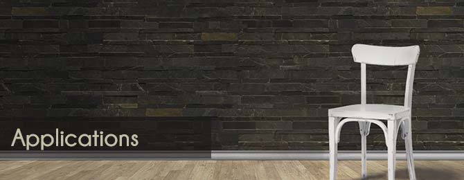 stone wall panel application images